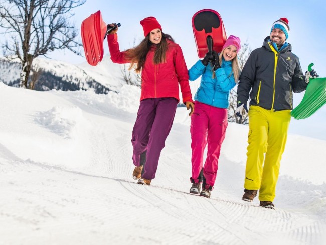 Rodeln, Schlittenfahren und Bob fahren in Flachau  © Flachau Tourismus_Markus Berger